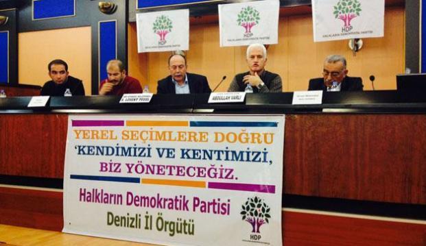 HDP Denizli İl Örgütü'nden  "Yerel Seçimlere Doğru, Kendimizi de Kentimizi de Biz Yöneteceğiz" forumu