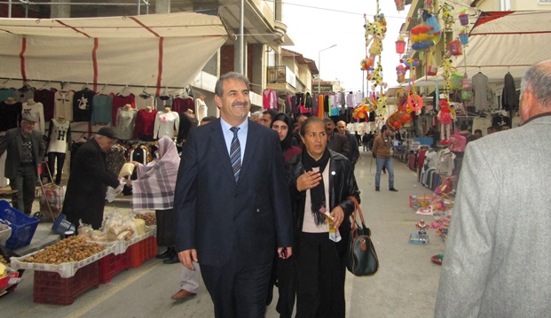 Aydın'da HDP adayları esnafları ziyaret etti