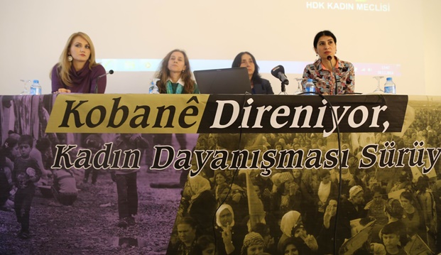 Kobanê direniyor, kadın dayanışması sürüyor…