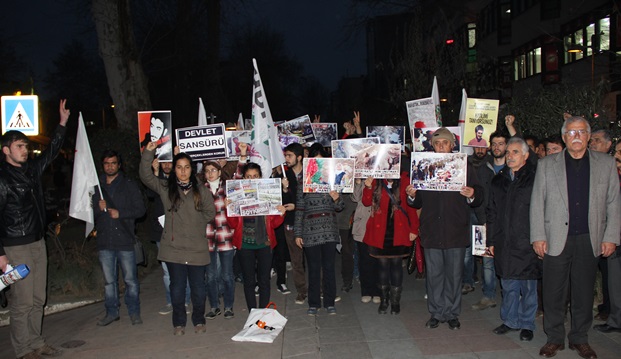 Kocaeli'de Roboski kararı protestosu